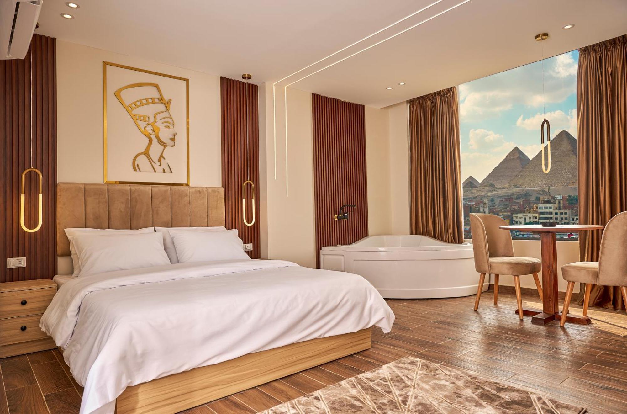 הוסטל Nazlet el-Sîsi Rotana Pyramids View מראה חיצוני תמונה