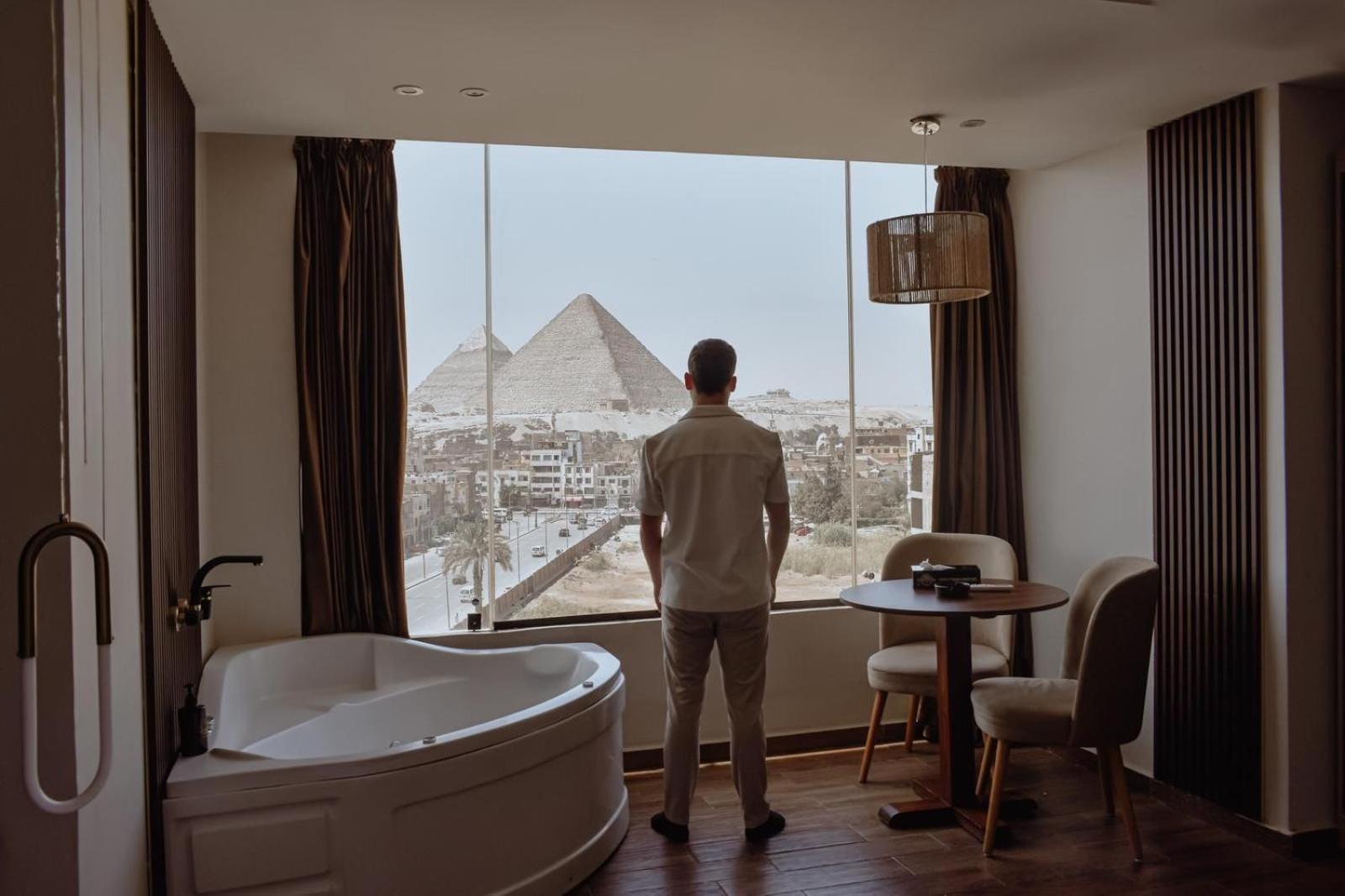הוסטל Nazlet el-Sîsi Rotana Pyramids View מראה חיצוני תמונה